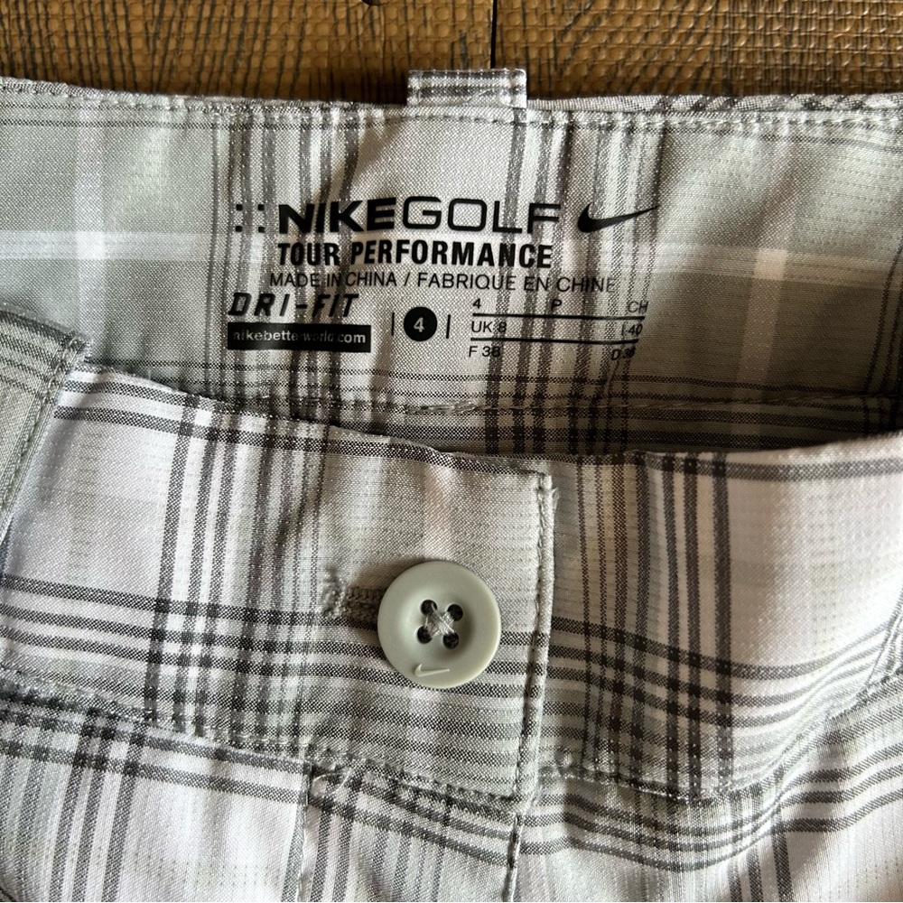 Nike | Tour Performance | Plaid Dri-Fit Golf Pants | Size 4 - Picture 4 of 15